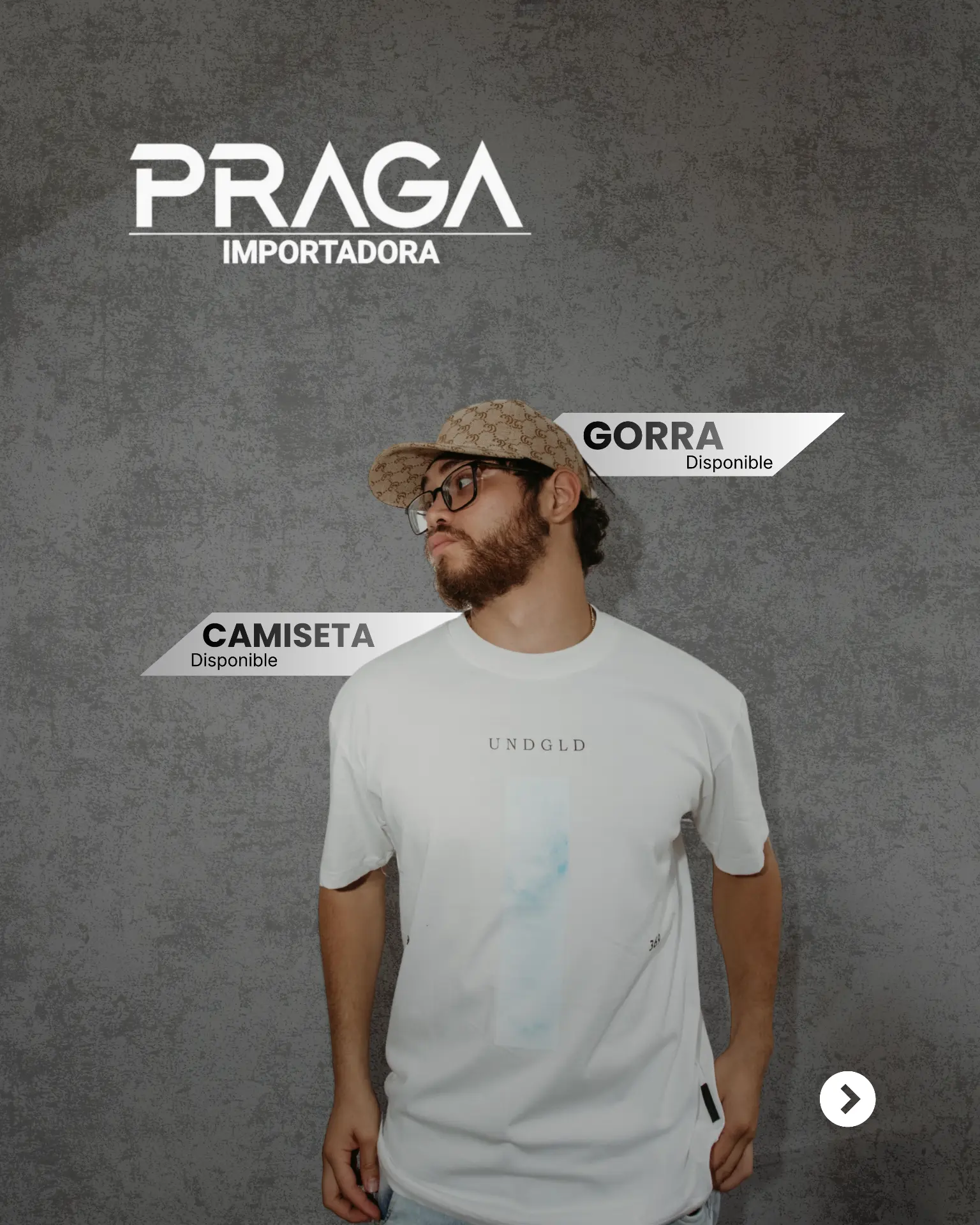 Camiseta y gorra disponibles